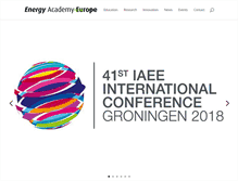 Tablet Screenshot of energyacademy.org